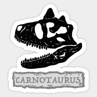 Carnosaur Skull Sticker